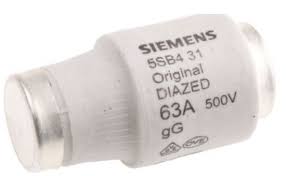 FUSIBLE ORIG. DIAZED 63A CURVA GG 50KA   5SB4311