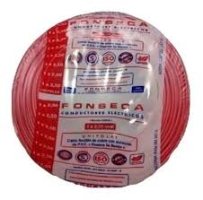 CABLE CU/PVC FLEX  1X   0.75MM2 ROJO