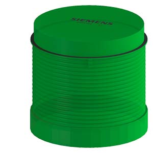 ELEMENTO LUZ PERMANENTE C/LED VERDE 24VCA/CC  DIAM. 70MM   8WD4420-5AC