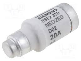 FUSIBLE NEOZED 50KA 400VCA D02 E18  20A   CURVA GG   5SE2320