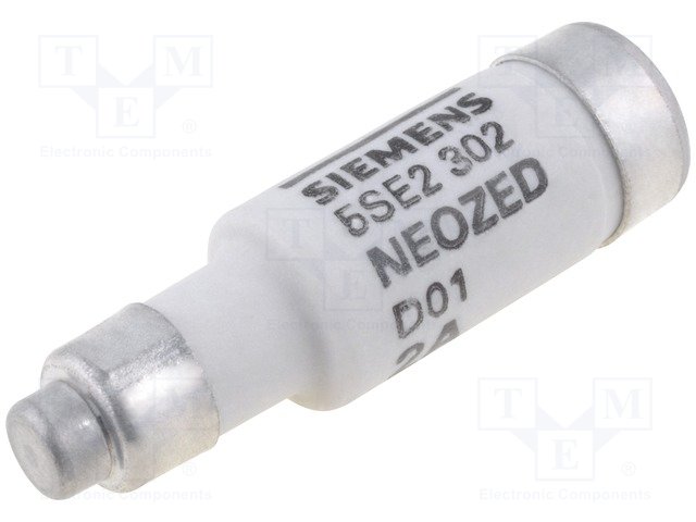 FUSIBLE NEOZED 50KA 400VCA D02 E18  25A   CURVA GG   5SE2325