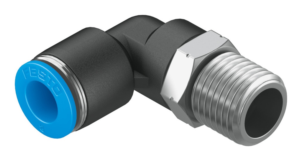 RACOR RAPIDO CODO R1/4 - 8MM