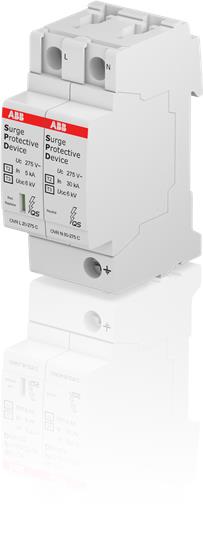 DESCARGADOR MONOF TIPO 2+3 20KA UF=275V ENCHUFABLE   OVR T2+T3 1N 20 275 P QS