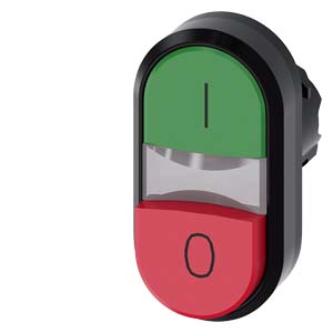 BOT DOBLE ACT SAL VERDE/ROJO   3SU1000-3BB42-0AK0