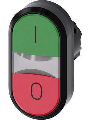 BOT DOBLE ACT RAS ILUMINABLE VERDE/ROJO   3SU1001-3AB42-0AK0