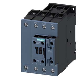 CONTACTOR TETRAPOLAR 3RT23 4NA, AC1:110A BOB 24VCA 24VCC VARISTOR,  S2,  1NO+1NC   3RT2337-1NB30