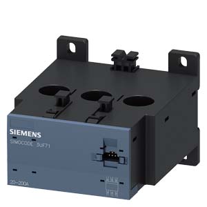RELE LOGICO PROGR MOD MED CORRIENTE REG 20-200A    ANCHO 120MM   TRAFO C/ PRIM. PASANTE   3UF7103-1AA00-0