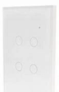 TECLA SMART BLANCO 4 CANALES AC100-240V MAX 7A CON CAPACITOR (EX TSX4B-CP)