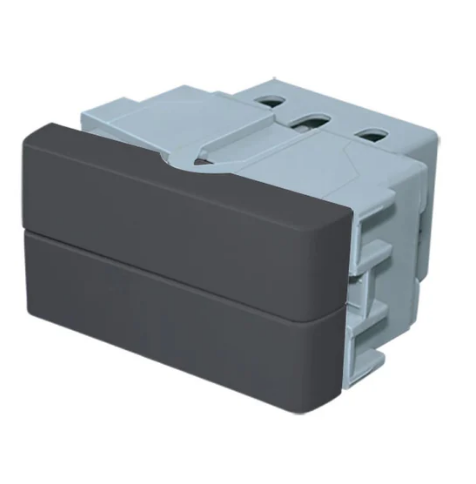 [129028] 1/2 MOD 2 COMB 1P 10A 220V GRIS
