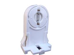 [129401] ZOCALO SIMPLE CORTO A RESORTE A CLIP PARA TUBO T8