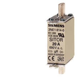 [100021892] FUSIBLE ULTRA RAPIDO SITOR T000 50A 690V CURVA GS   3NE1817-0