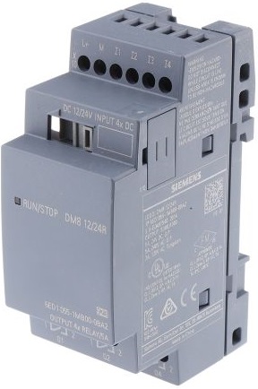 [100323885] LOGO! 8 MODULO E/S DIGITALES DM8 12/24R (4DI EN 12/24VDC, 4DO RELE) SOLO PARA LOGO! 8   6ED1055-1MB00-0BA2