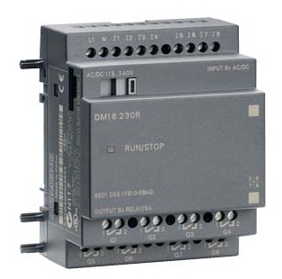 [100323883] LOGO! 8 MODULO E/S DIGITALES DM16 230R (8DI EN 220VAC, 8DO RELE) SOLO PARA LOGO! 8   6ED1055-1FB10-0BA2