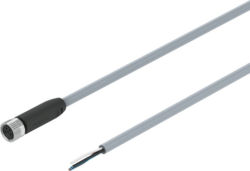 [NEBA-M8G4-U-2.5-N-LE4] CABLE C/ CONECTOR HEMBRA M8 RECTO  4 CONTAC. - EXT. ABIERTO 4 HILOS / LONG 2.5M  (Ex - 541342 - NEBU-M8G4-K-2.5-LE4))