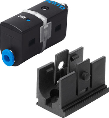 [SDE5-V1-O-Q4E-P-M8] PRESOSTATO / MARGEN -1/0 BAR / UMBRAL FIJO - 1 PTO MEMORIA TEACH IN - NA / SAL. PNP / RACOR 4MM / CONEX. ELEC. M8