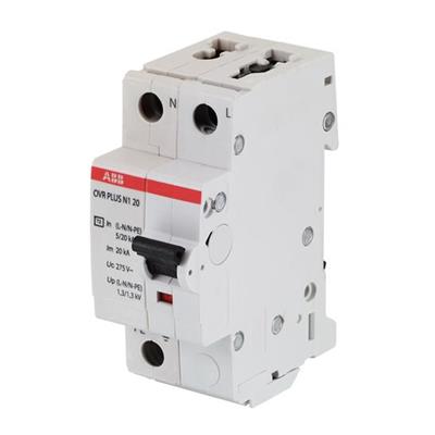 [OVR PLUS N1 20] (OUTLET) DESCARGADOR MONOF TIPO 2 20KA AUTOPROTEGIDO MONOBLOQUE   OVR PLUS N1 20 (Linea Discont)