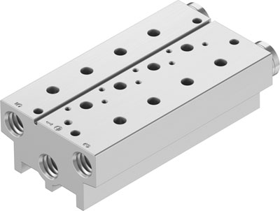 [VABM-B10-20S-G14-4] PLACA DE ALIMENTACION / TAMAÑO 20 / 4 POS. VALVULAS / ROSCA G1/4 / INCLUYE JUNTAS Y TORNILLOS / P/ VUVS 5/2-5/3