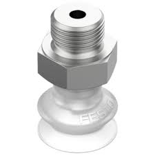 [VASB-15-1/8-SI-B] VENTOSA / TAMAÑO 15MM / FUELLE 1,5 REDONDO / ROSCA EXT. G1/8 / MATERIAL SILICONA / SERIE B