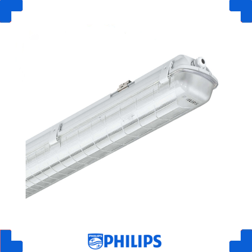[8718699521455] (H.A.S.) ARTEF ESTANCO TIPO FLUORESCENTE TCW063 36W PARA 2 TUBOS LED (VACIO NO INCLUYE TUBOS - SIMIL MAREA LED 220 / 236) 2XTL-D36W ABS-PC IK06 (EX TCW062 - 919901868143 / 919053005016)