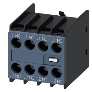 [100248510] CONTACTOS AUXILIARES PARA CONTACTORES SIRIUS INNOVATIONS S00 A S3 FRONTAL, 4NC, S0 A S12,(TORNILLO)   3RH2911-1FA04