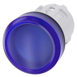 [100353730] LAMPARA SEÑALIZACION ACT PLASTICO SIN LED AZUL IP69K    3SU1001-6AA50-0AA0