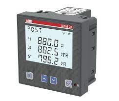 [M1M 20] PANEL MEDIDOR MULTIVARIABLE 96x96 DISPLAY LCD - VARIABLES ELECTRICAS, POTENCIAS, ENERGIA ACTIVA REACTIVA APARENTE - CUENTA HORAS - SIN COMUNICACION - ALIM: 100-230VAC/DC    M1M 20