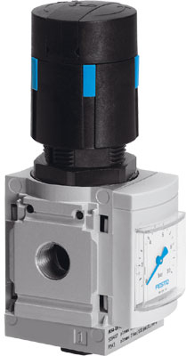 [MS4-LR-1/4-D5-AS] REGULADOR DE PRESION / REGULACION 0.3-4 BAR / ROSCA G1/4 / ACCIONAMIENTO MANUAL / CIERRE CON LLAVE