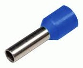 [ZE-0,75-8] PUNTERA HUECA PREAIS SIMPLE 1X 0.75MM LARGO 8MM  AZUL   257.006 (CAJA CERRADA 100U) (EX ZE7508 - 256.006)