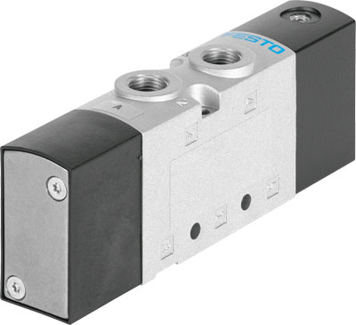 [VUWS-LT25-M52-M-G14] VALVULA / 5/2 MONO. - MUELLE MEC. / ROSCA G1/4 - PILOTAJE M5