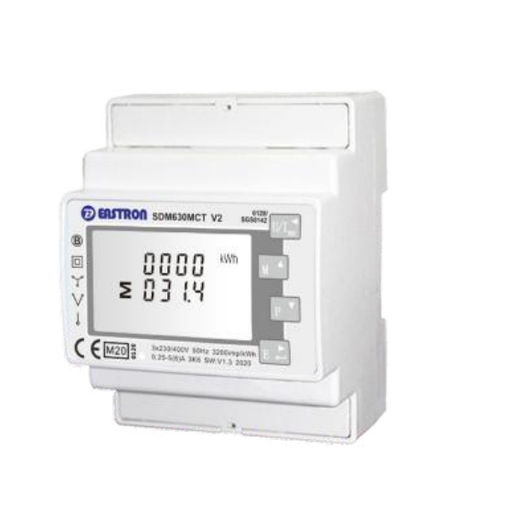 [205377] MEDIDOR ELECTRONICO MONOFASICO DE TENSION DE RED (APLICACIÓN SOLAR PARA HACER CERO 0 INYECCION) con T.I. (100A/40mA) 1P2W