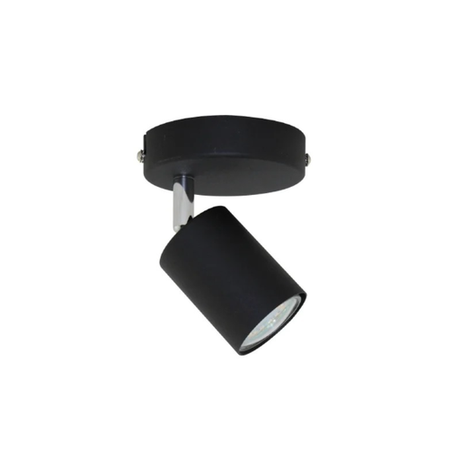 [112572] APLIQUE 1 LUZ GU10 NEGRO   SUR I