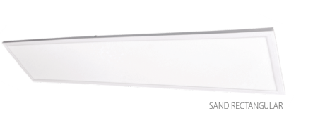 PLAFON RECTANGULAR CON LED 48W 4000K  4800LM LUZ NEUTRA 1219x304mm (1200x300) 30000Hs