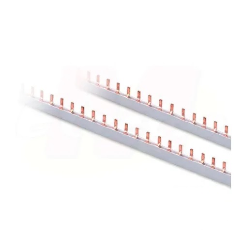 [112886] PEINE PUENTE RECTO 10 mm2 DE 4 POLOS / SALIDA 2 POLOS N DISTRIBUIDO - EQUILIBRADO / 1 METRO