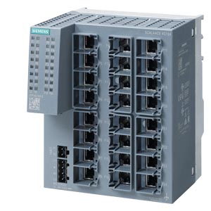 [100410483] SCALANCE XC124, UNMANAGED IE SWITCH, 24 X 10/100MBIT/S RJ45 PORTS, LEDDIAGNOSIS, FAULT SIGNAL CONTACT WITH SET BUTTON, REDUNDANT POWER SUPPLY MANUAL AVAILABLE AS DOWNLOAD   6GK5124-0BA00-2AC2