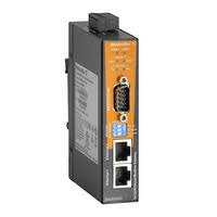 [IE-CS-MBGW-2TX-1COM] CONVERTIDOR serial/Ethernet y pasarela Modbus TCP/RTU, Número de puertos: 2x RJ45 10/100BASE-T(X), 1x DB9 male for RS-232/422/485, IP30, -40 °C...70 °C.