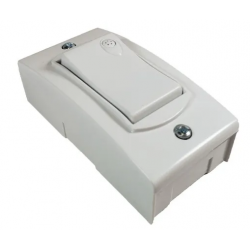[*113078] MOD. LLAVE 1 PUNTO EXTERIOR  10A  220V  BLANCO